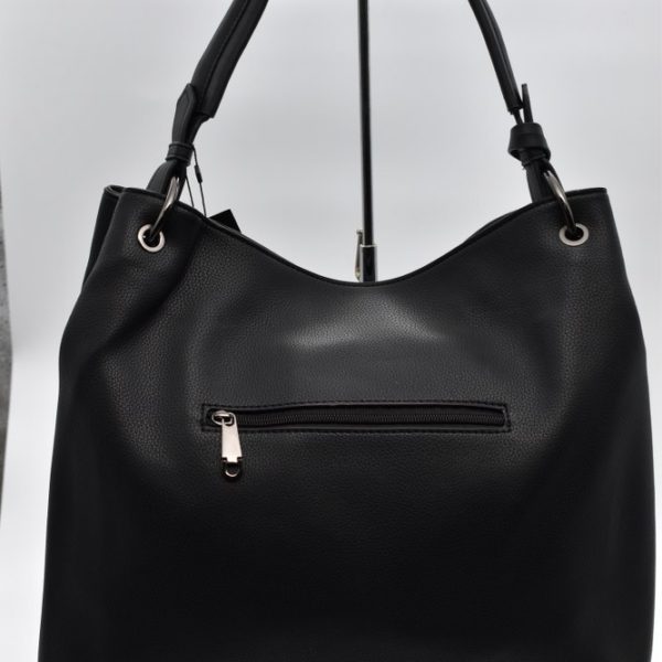 γυναικεία τσάντα ώμου μαύρη 2