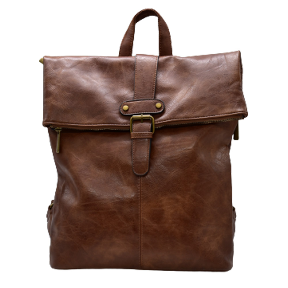 Backpack PAOLO BAGS PB-878 BROWN - Τsantes Online